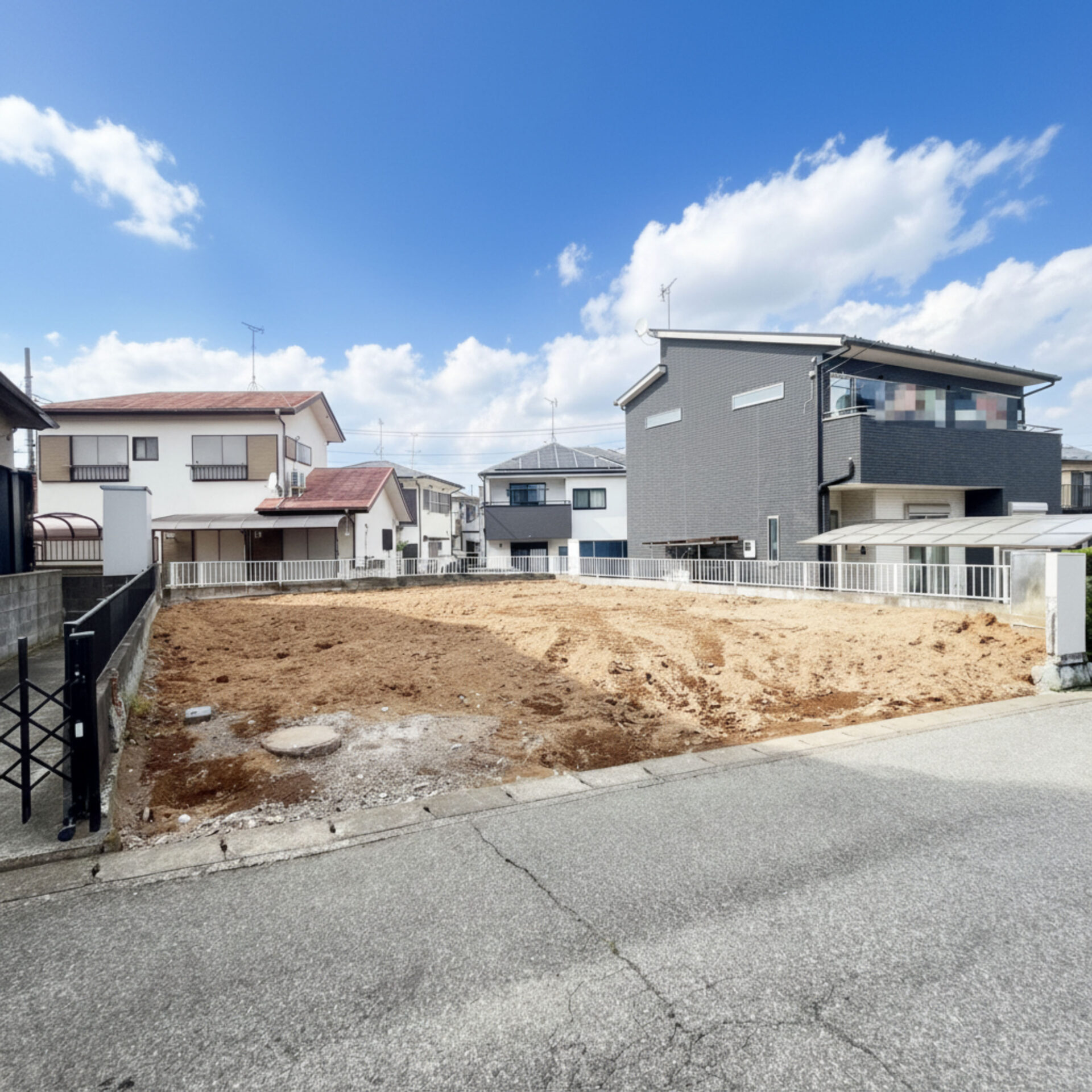 春日部市米島 売地 現地写真1